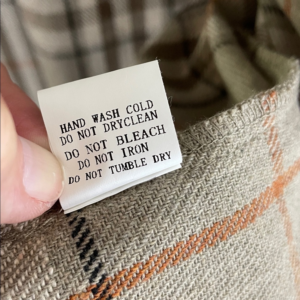J.NNA Shacket plaid brown Large - Picture 8 of 10